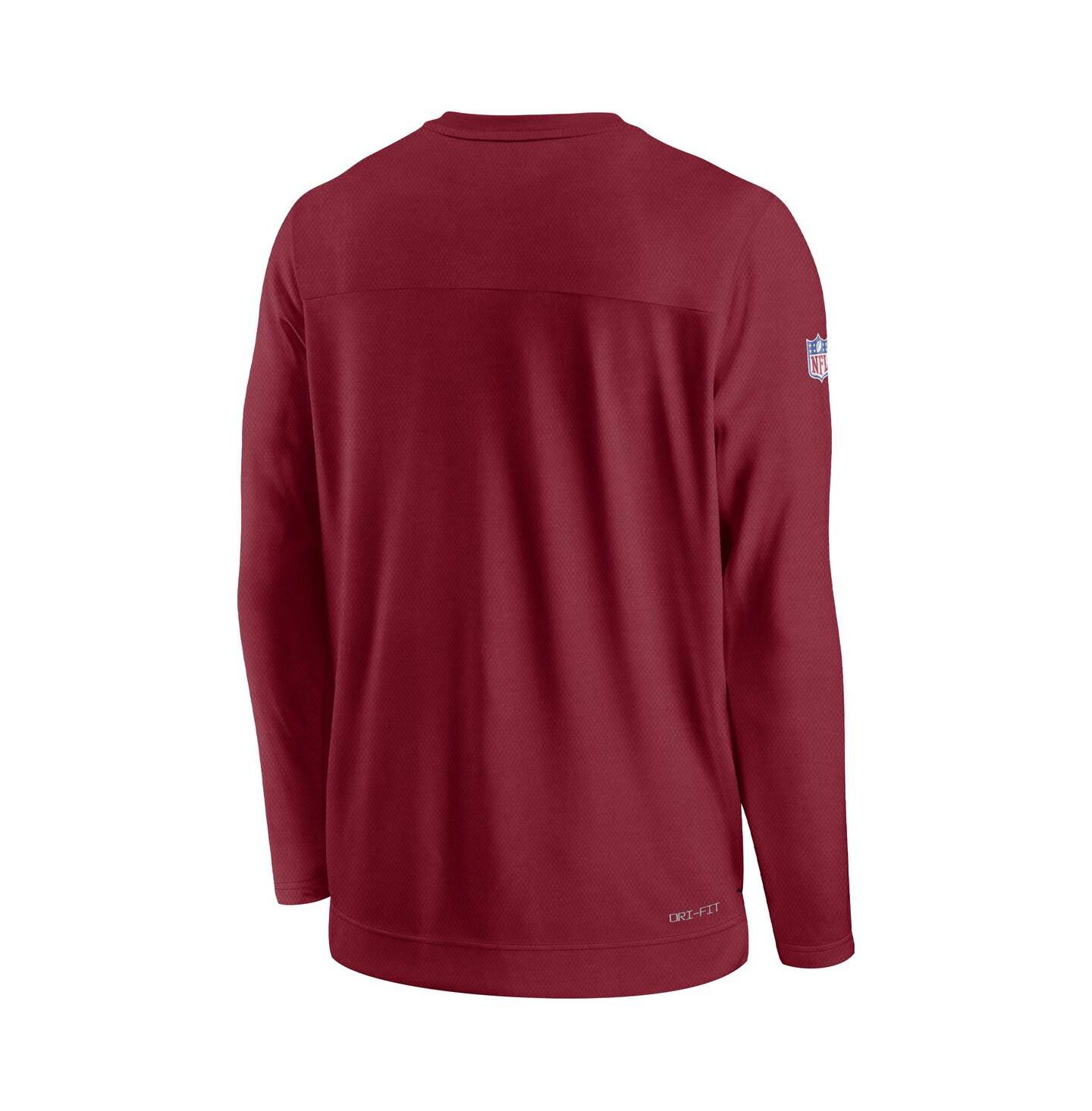 Мужская футболка Nike Cardinal Arizona Cardinals Lockup Performance Long Sleeve — фото 4