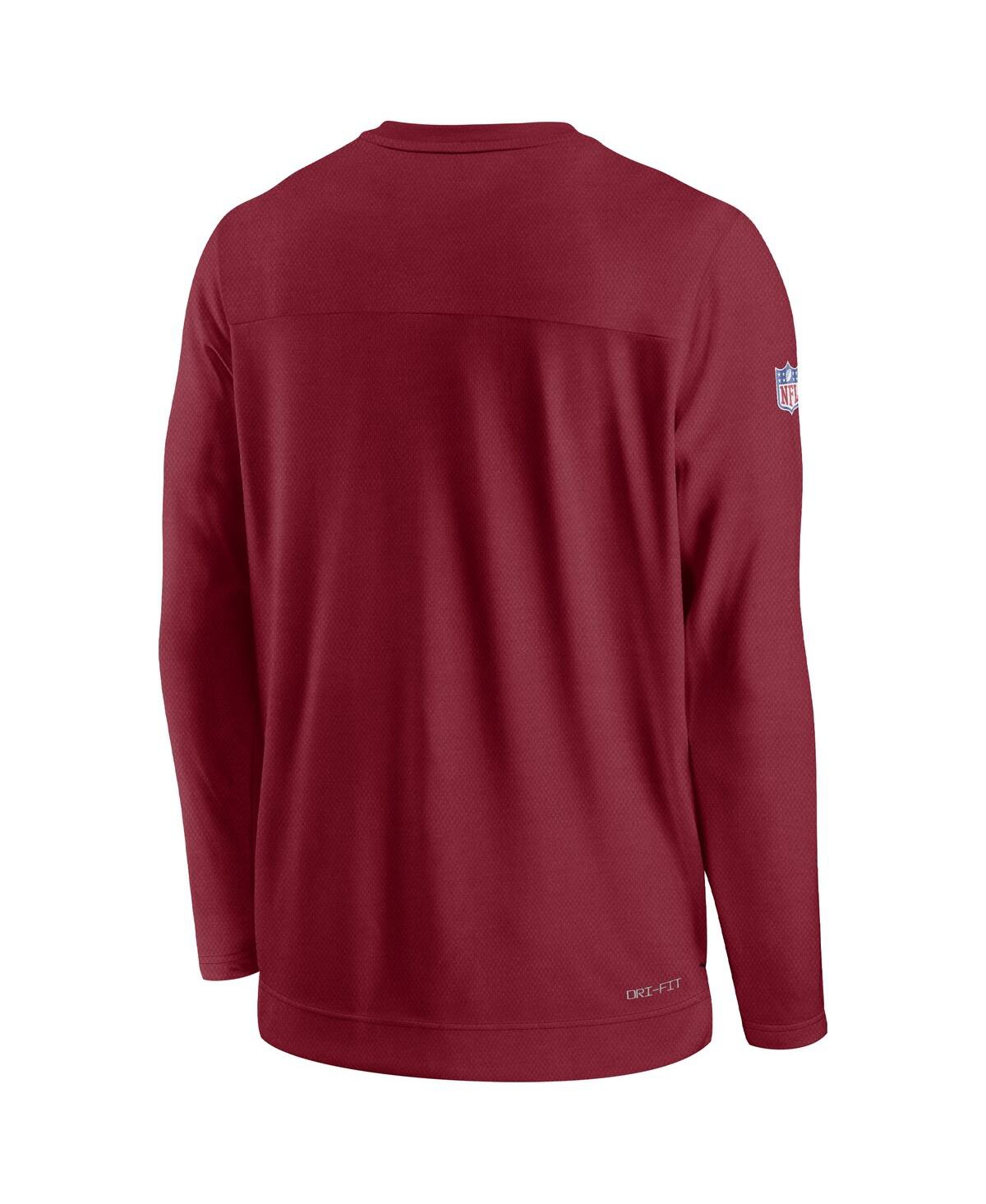 Men's NikeArizona Cardinals Lockup Performance Long Sleeve T-shirt - Cardinal