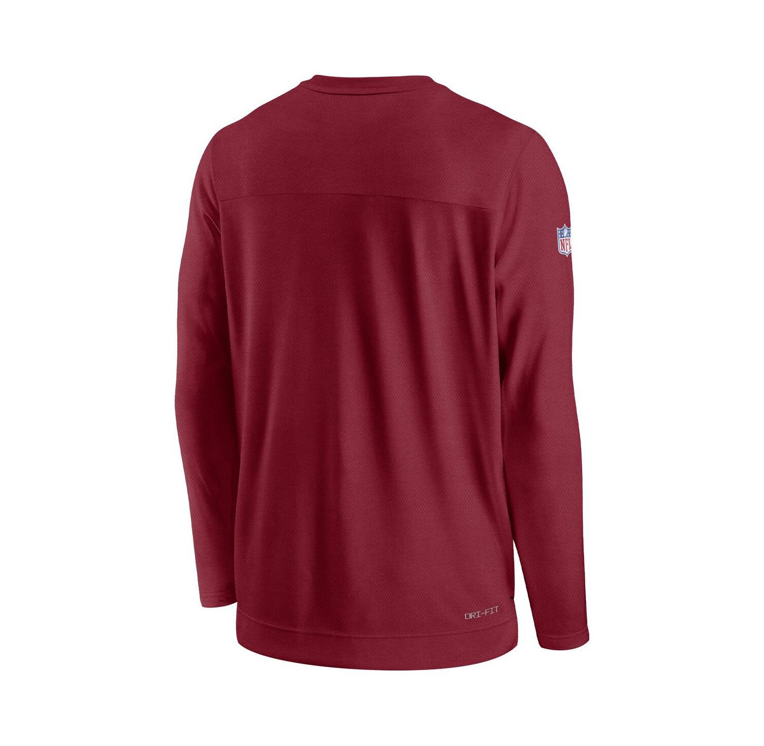 Men's Cardinal Arizona Cardinals Lockup Performance Long Sleeve T-shirt