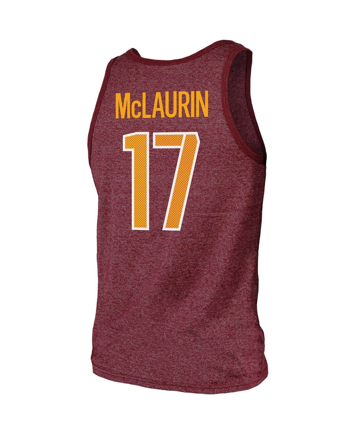 Shop Majestic Men's  Threads Terry Mclaurin Heathered Burgundy Washington Commanders Player Name & Number