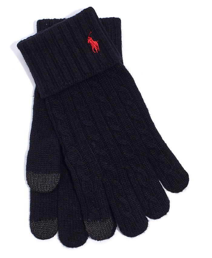 Polo Ralph Lauren Men\'s Classic Cable Gloves - Macy\'s