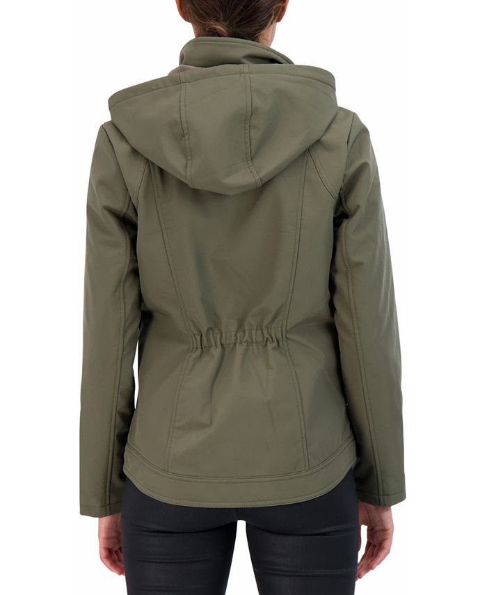 Sebby Juniors' Hooded ZipFront Raincoat, Created for Macy's & Reviews