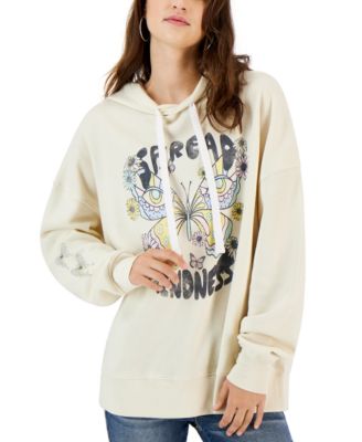 Grayson Threads Black - Juniors' Spread Kindness Long-Sleeve Hoodie