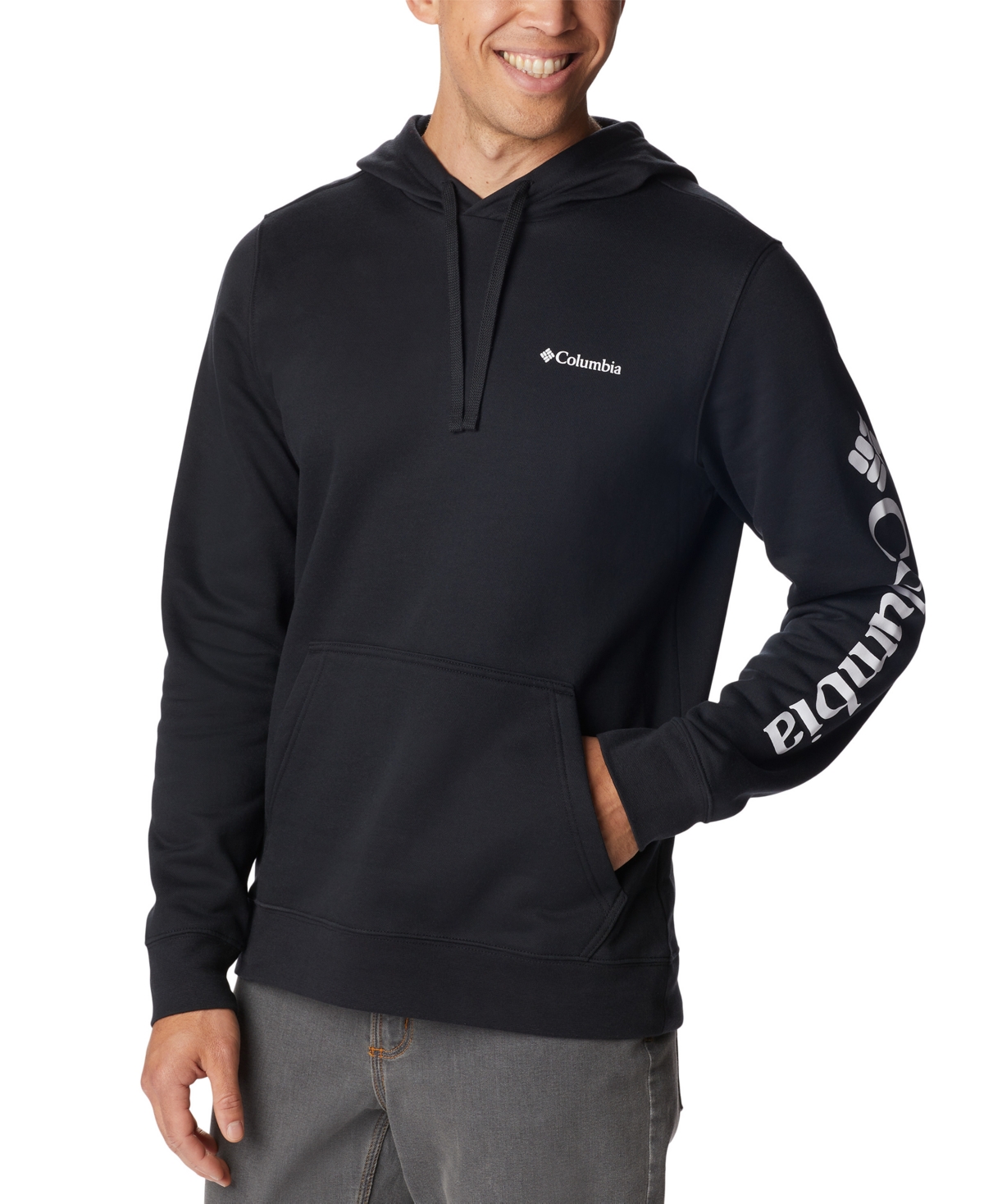 Men's Sleeve Logo Trek Hoodie - Black, Csc Sleeve Logo