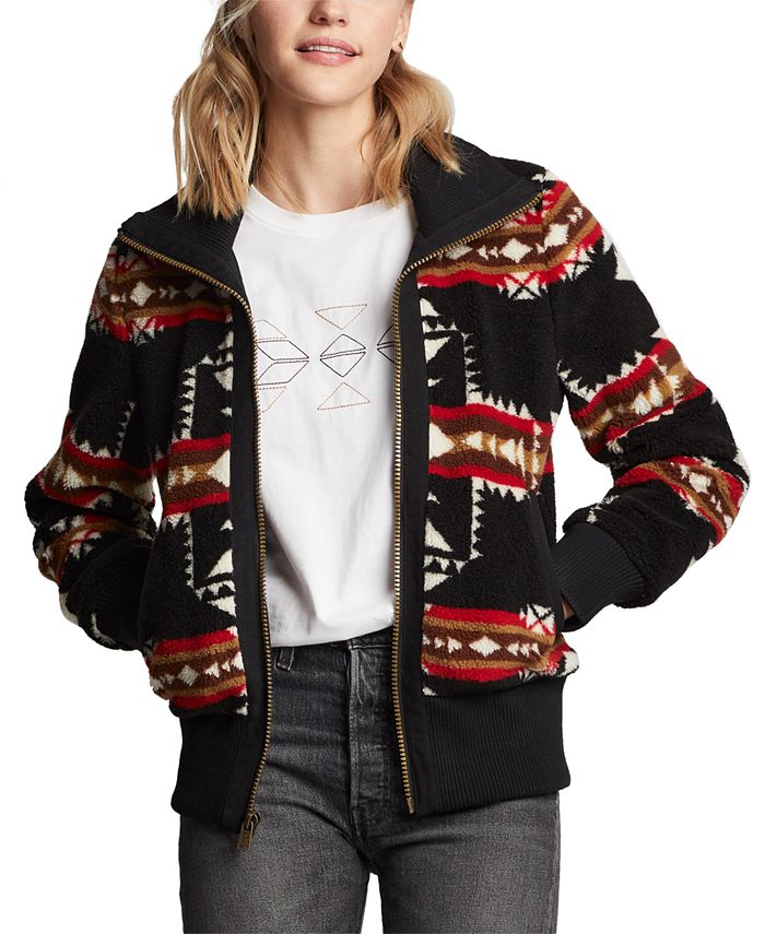 Pendleton Women's Foxglove Range Fleece Bomber Jacket - Macy's