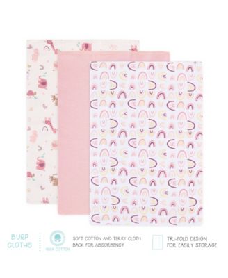 Baby Girls Newborn Shower Gift Set Layette Essentials, Pink