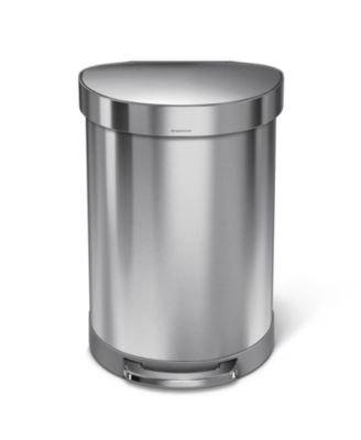 60 Liter Semi-Round Liner Rim Kitchen Trash Can
