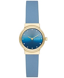 Women's Freja Lille Coastal Blue Leather Strap Watch 26mm