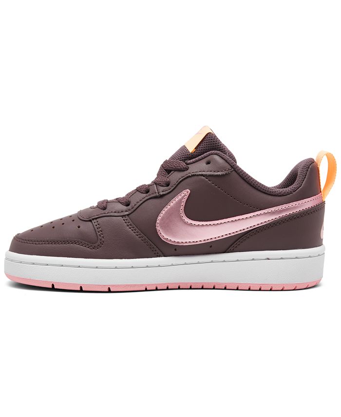 Nike Big Girls Court Borough Low 2 Casual Sneakers from Finish Line