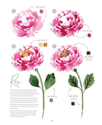 Watercolor the Easy Way - Step-By-Step Tutorials for 50 Beautiful Motifs Including Plants, Flowers, Animals & More by Sara Berrenson