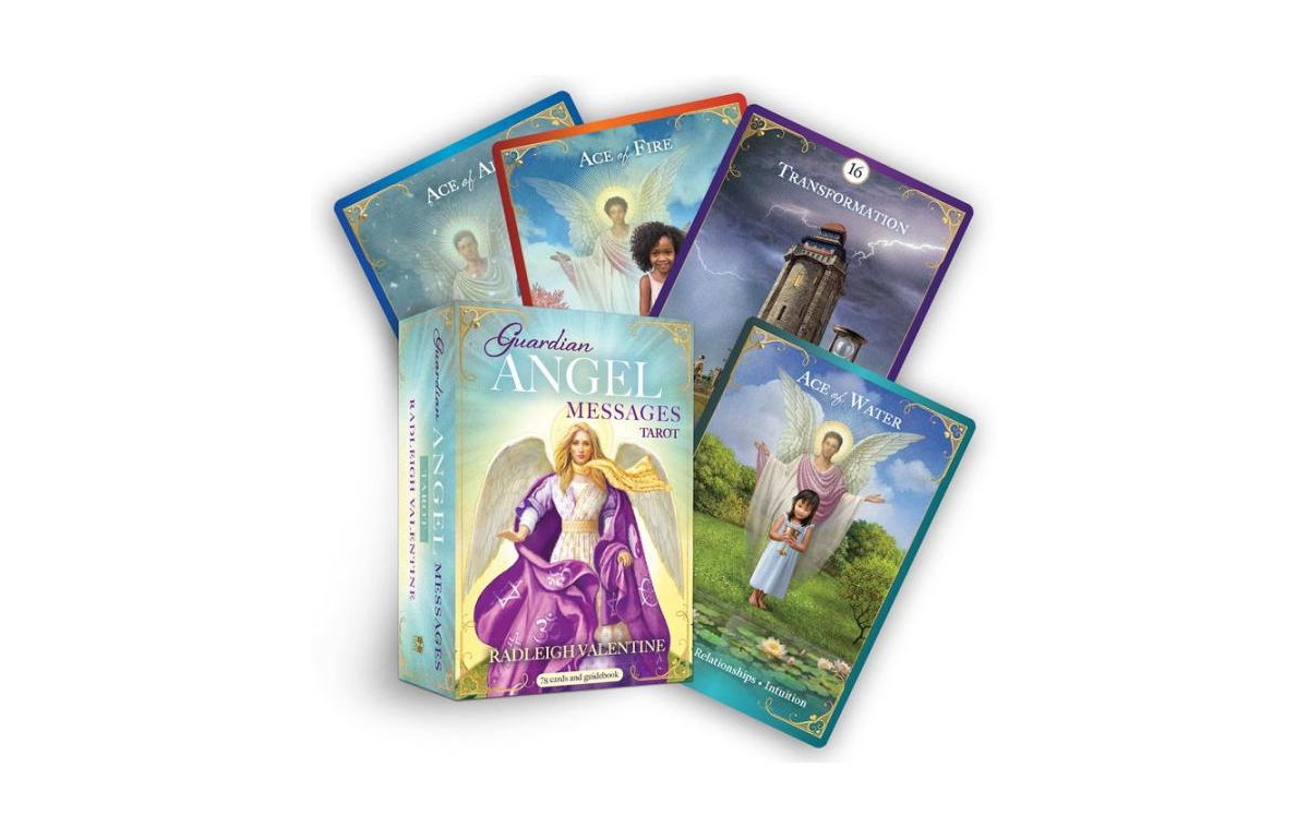 Guardian Angel Messages Tarot - A 78-Card Deck and Guidebook by Radleigh Valentine