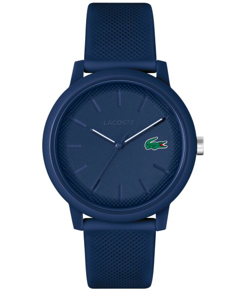 Мужские часы Lacoste L.12.12 Blue Silicone Strap Watch 42mm