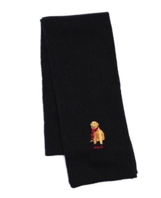 Polo Ralph Lauren Men's Embroidered Golden Retriever Scarf & Reviews -  Hats, Gloves & Scarves - Men - Macy's