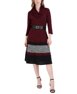 Cowlneck Sweater Dress 