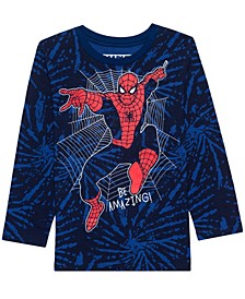 Little Boys Marvel Be Spider Amazing Long Sleeve Graphic T-shirt
