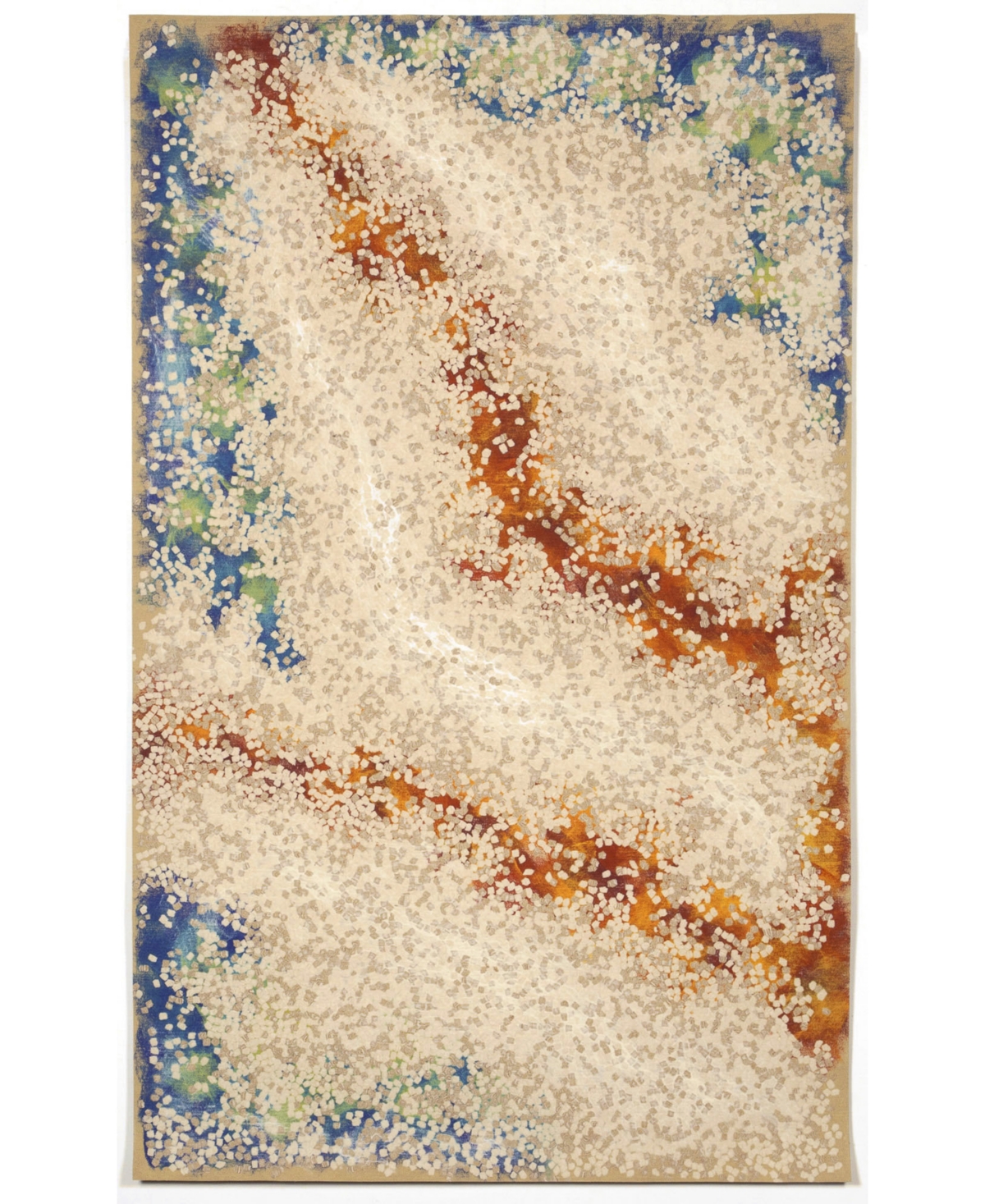 Liora Manne Visions Iv Elements 3'6" X 5'6" Outdoor Area Rug In Sand