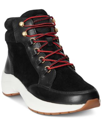 Lauren Ralph Lauren - Women's Rylee Lace-Up High-Top Hiker Sneakers