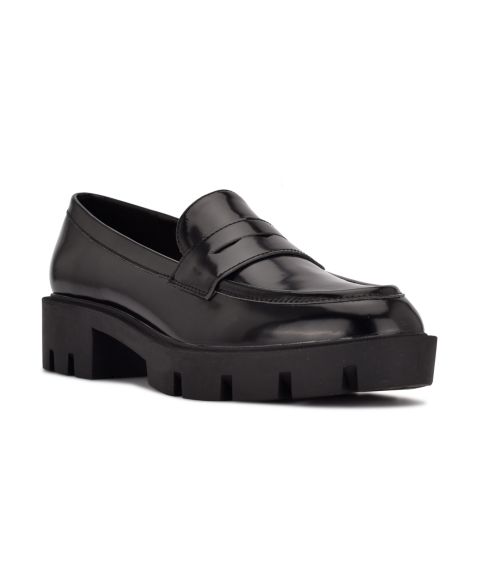 Женские туфли Nine West Maibel Lug Sole Penny, цвет: Чёрный