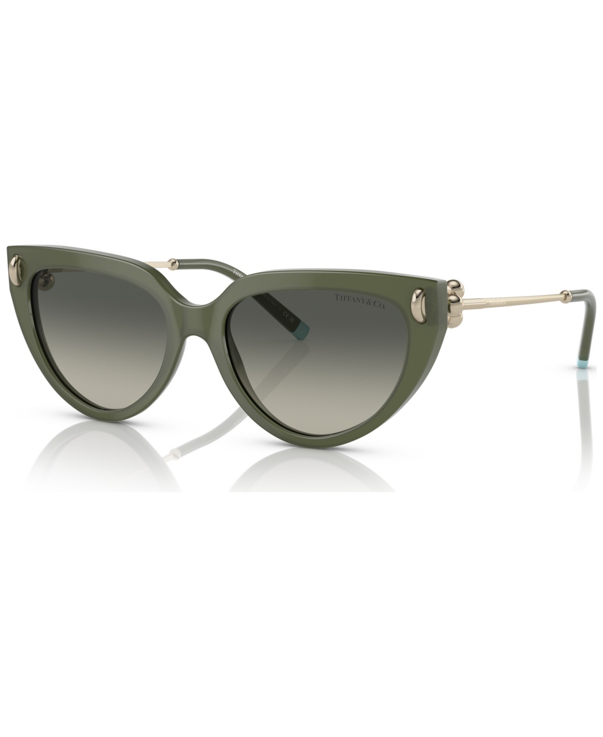 Shop Tiffany & Co Women's Sunglasses, Tf4195 In Opal Green