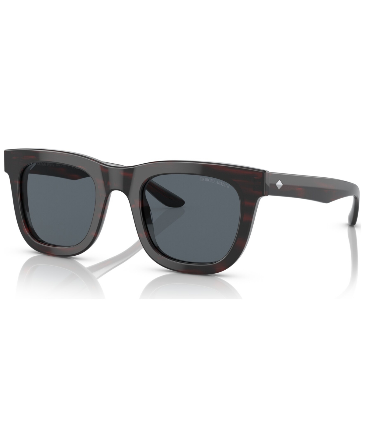 Giorgio Armani Men's Polarized Sunglasses, Ar817149-p In Striped Brown