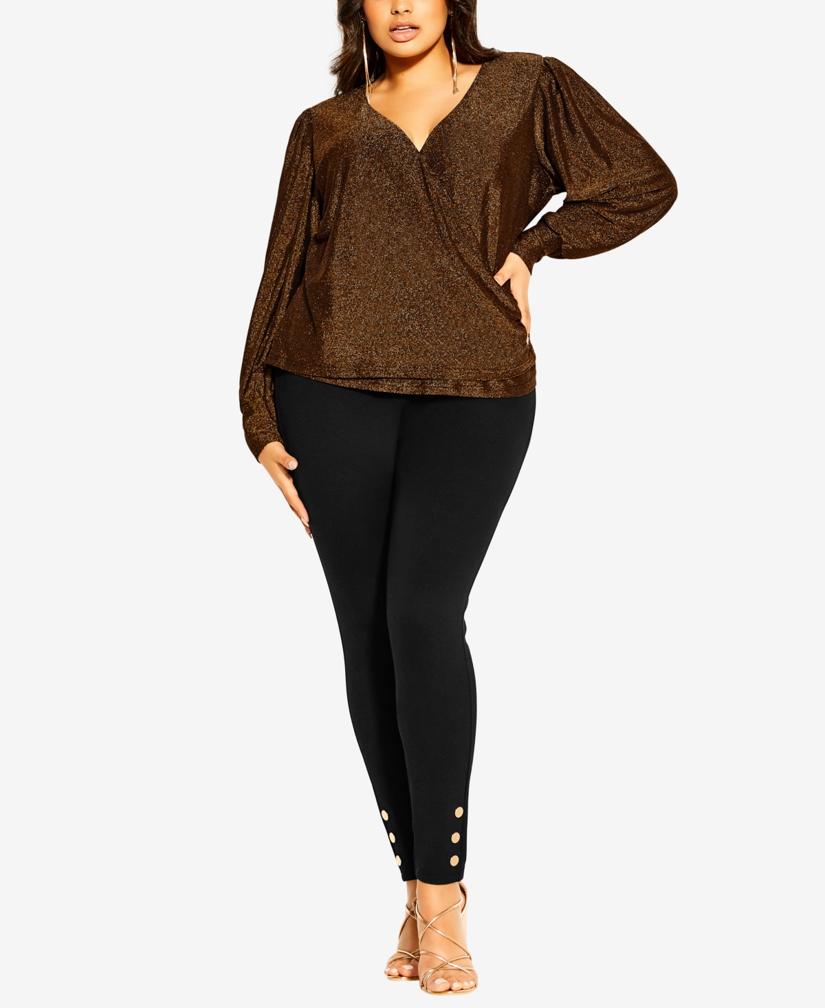 City Chic Plus Size Glowing Top