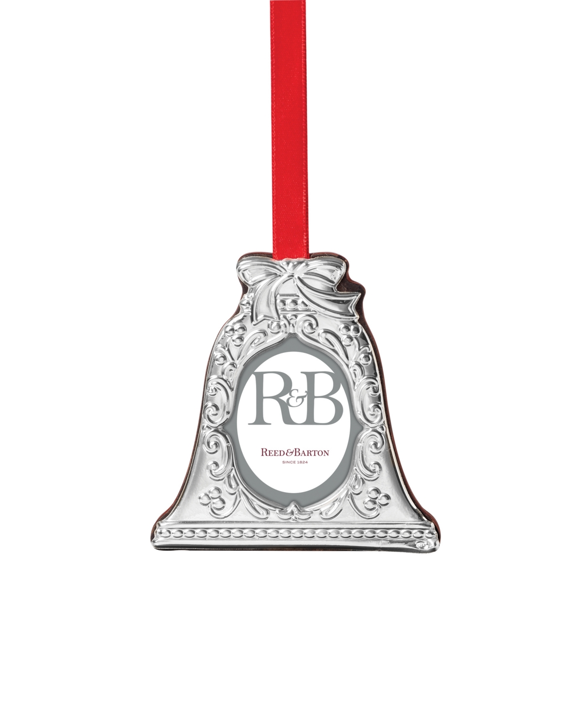 Reed & Barton 2022 Bell Frame Ornament In Metallic And Sterling Silver-tone