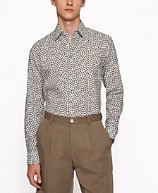 BOSS Men's Regular-Fit Poplin Dress Shirt