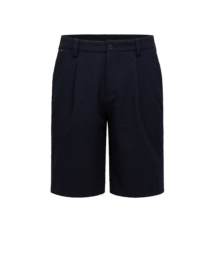 Hugo Boss Men's Tapered-Fit Shorts - Macy's