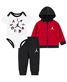 Baby Boys Air Round Up Hoodie, Bodysuit and Pants, 3-Piece Set