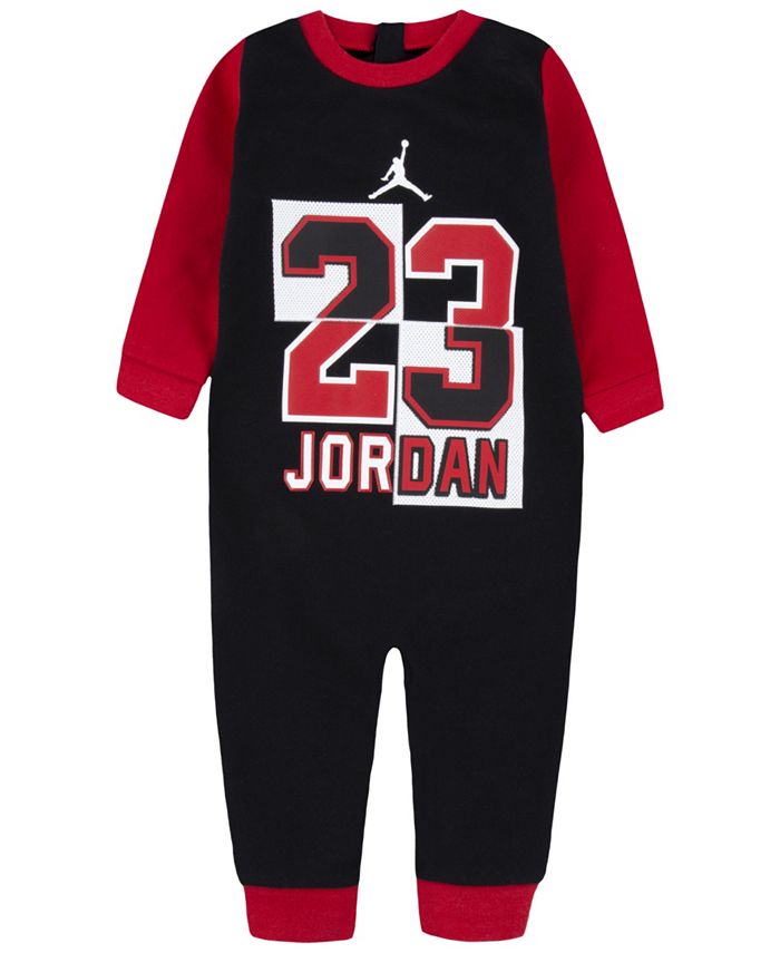 Jordan Baby Boys 23 Constructed Long Sleeve Coverall - Macy's
