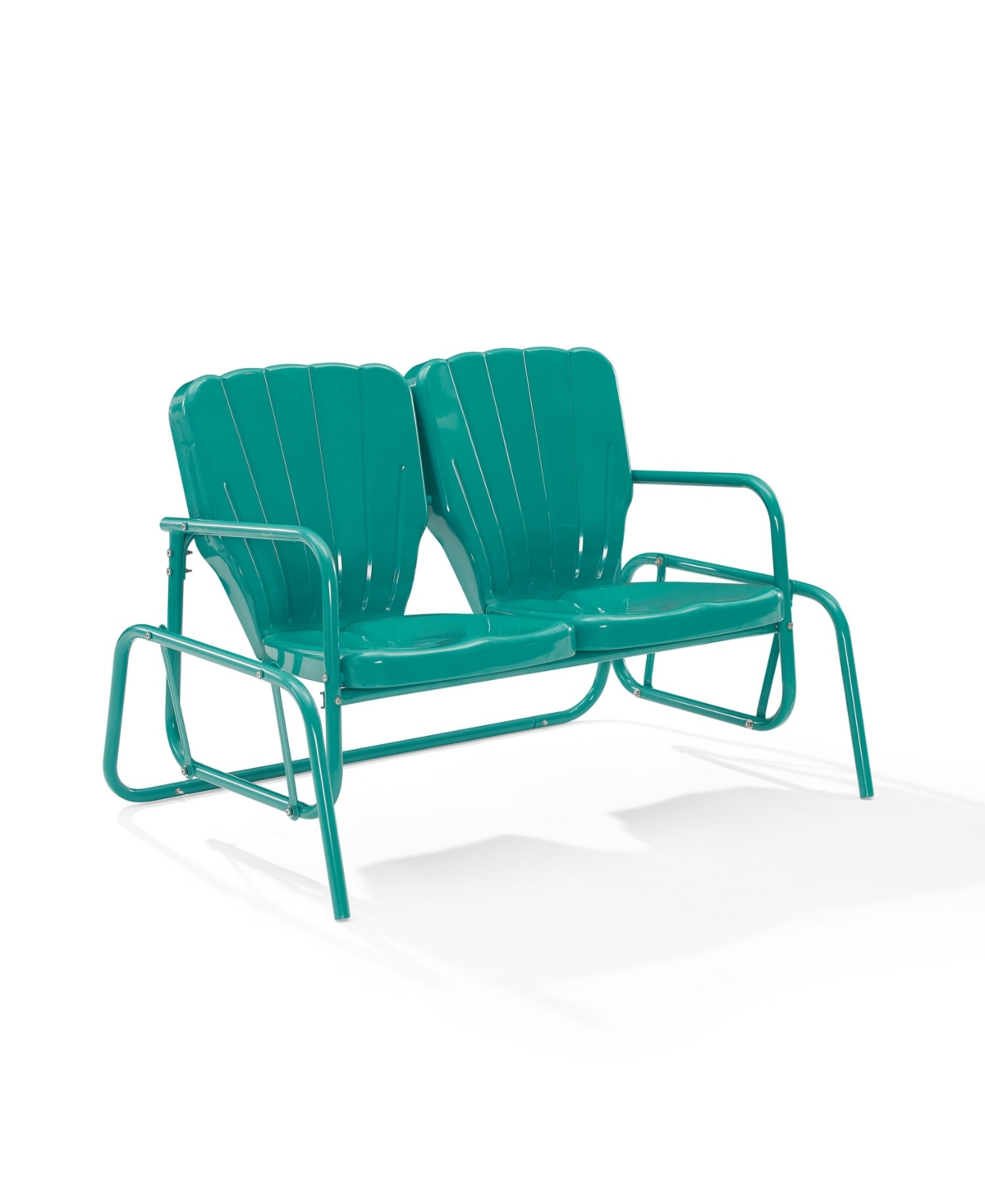 Ridgeland Outdoor Metal Loveseat Glider