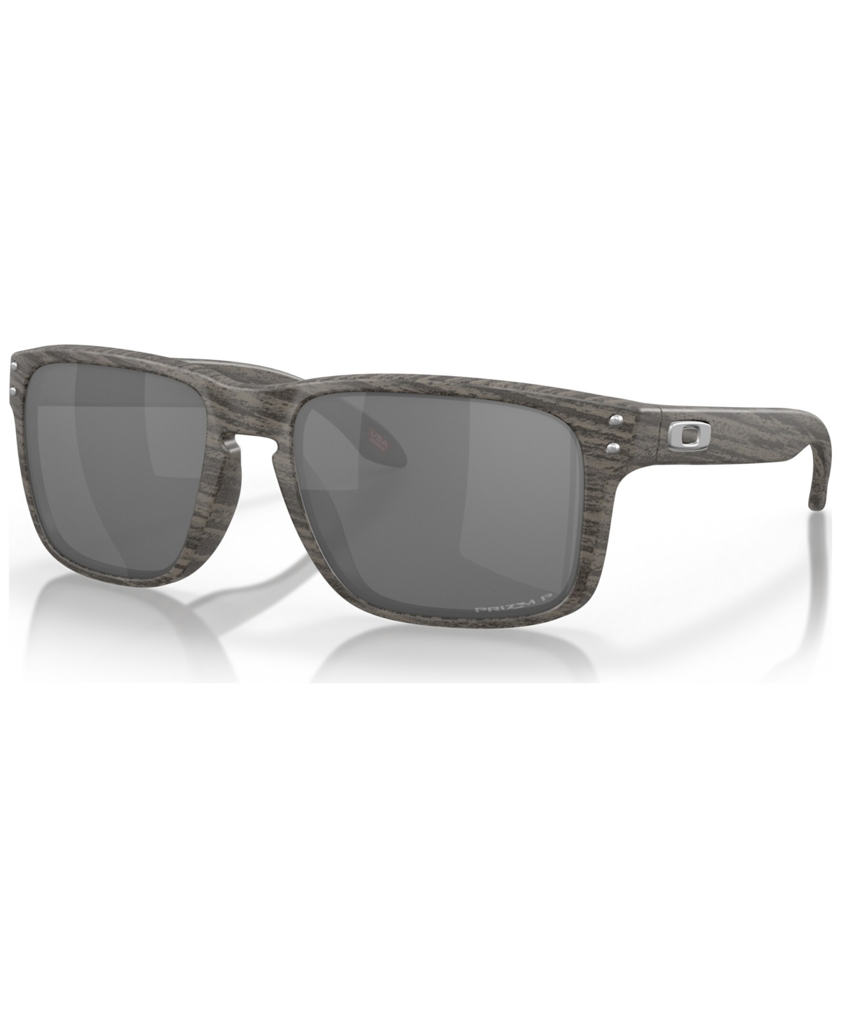 Oakley Polarized Sunglasses, Oo9102 Holbrook Woodgrain In Woodgrain,prizm Shallow Ho Polarized