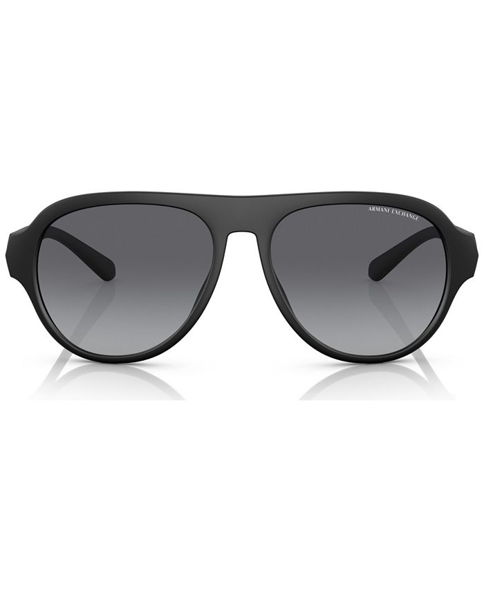 AX Armani Exchange Men's Polarized Sunglasses, AX4126SU58YP Macy's