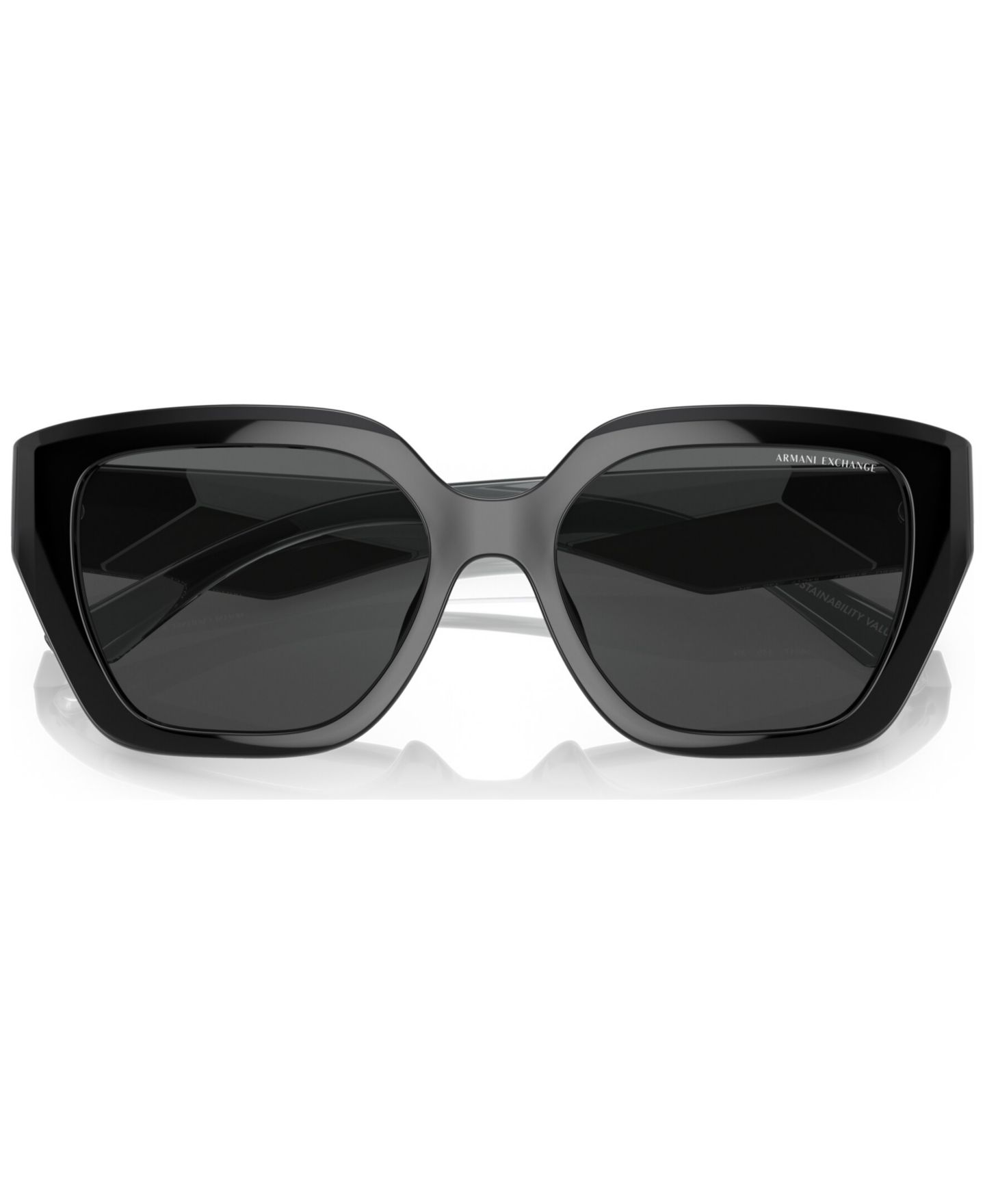 Женские солнцезащитные очки A|X Armani Exchange Sunglasses, AX4125SU54-X, цвет: Блестящий чёрный — фото 5