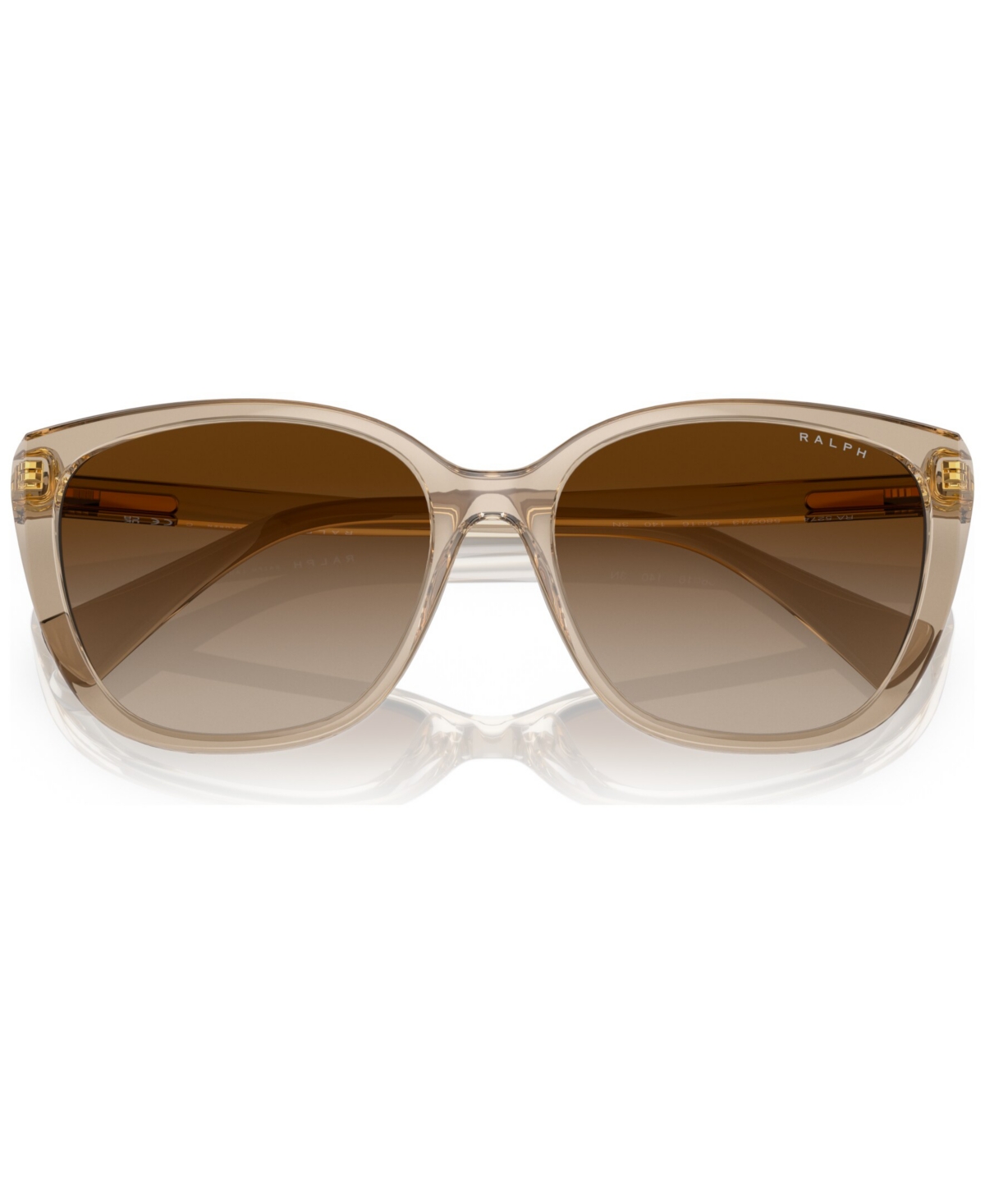 Women's Sunglasses, Ra527456-y In Shiny Transparent Brown