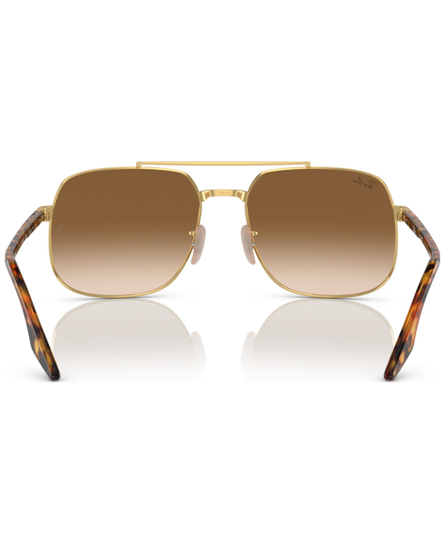 Солнцезащитные очки Ray-Ban Unisex Sunglasses, RB3699, цвет: Золотой — фото 4
