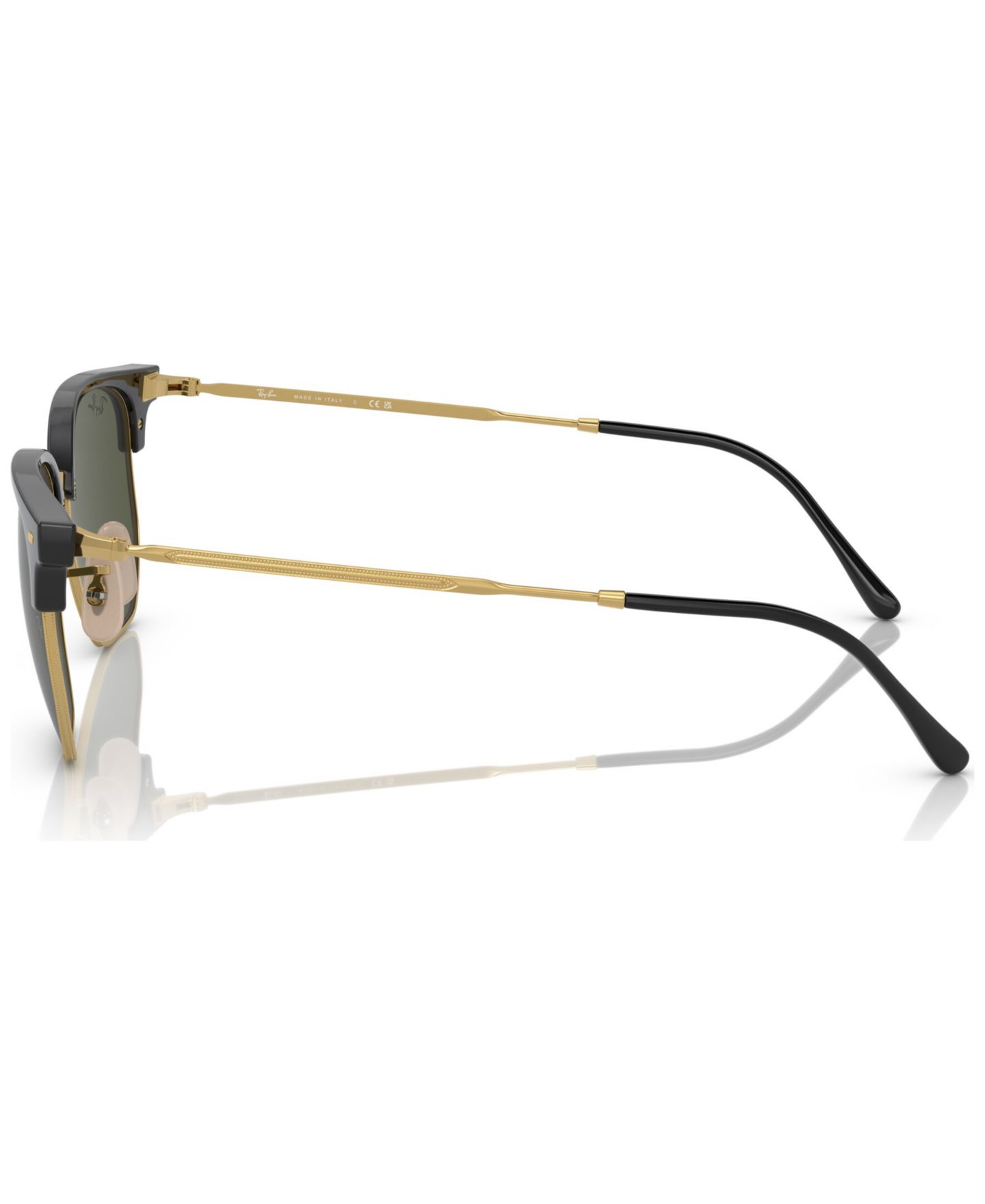 Солнцезащитные очки Ray-Ban Unisex Sunglasses, New Clubmaster RB4416, цвет: Чёрный — фото 3
