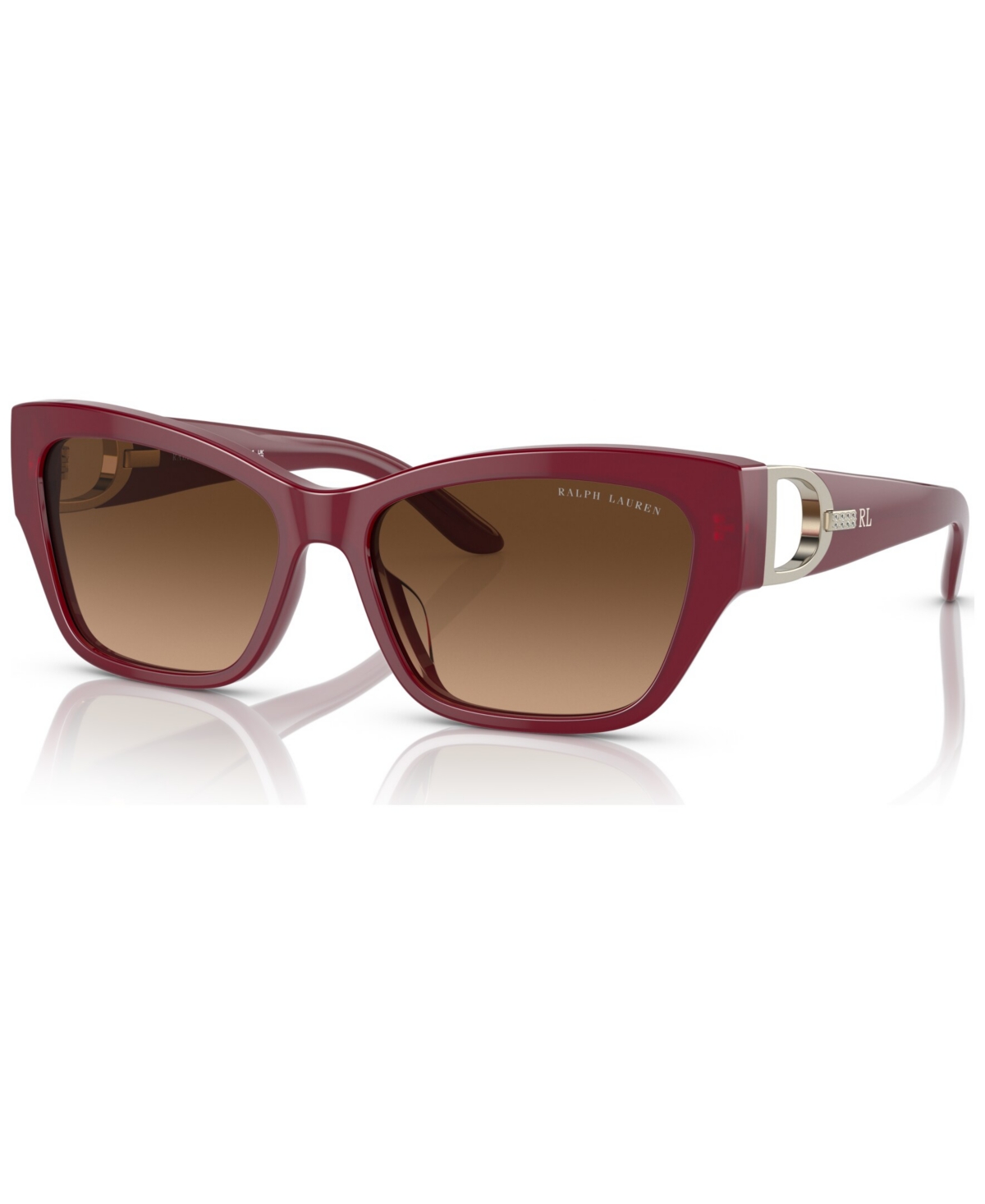 Ralph Lauren Women's Sunglasses, Rl8206u57-y In Shiny Opal Burgundy