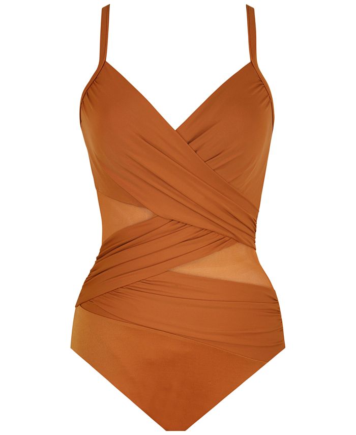 Miraclesuit Women's Mystique Underwire OnePiece Swimsuit Macy's