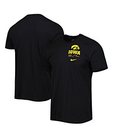Men's Black Iowa Hawkeyes Team Practice Performance T-shirt