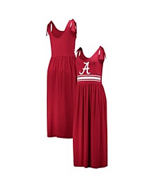 Women's Crimson Alabama Crimson Tide Game Over Scoop Neck Maxi Dress