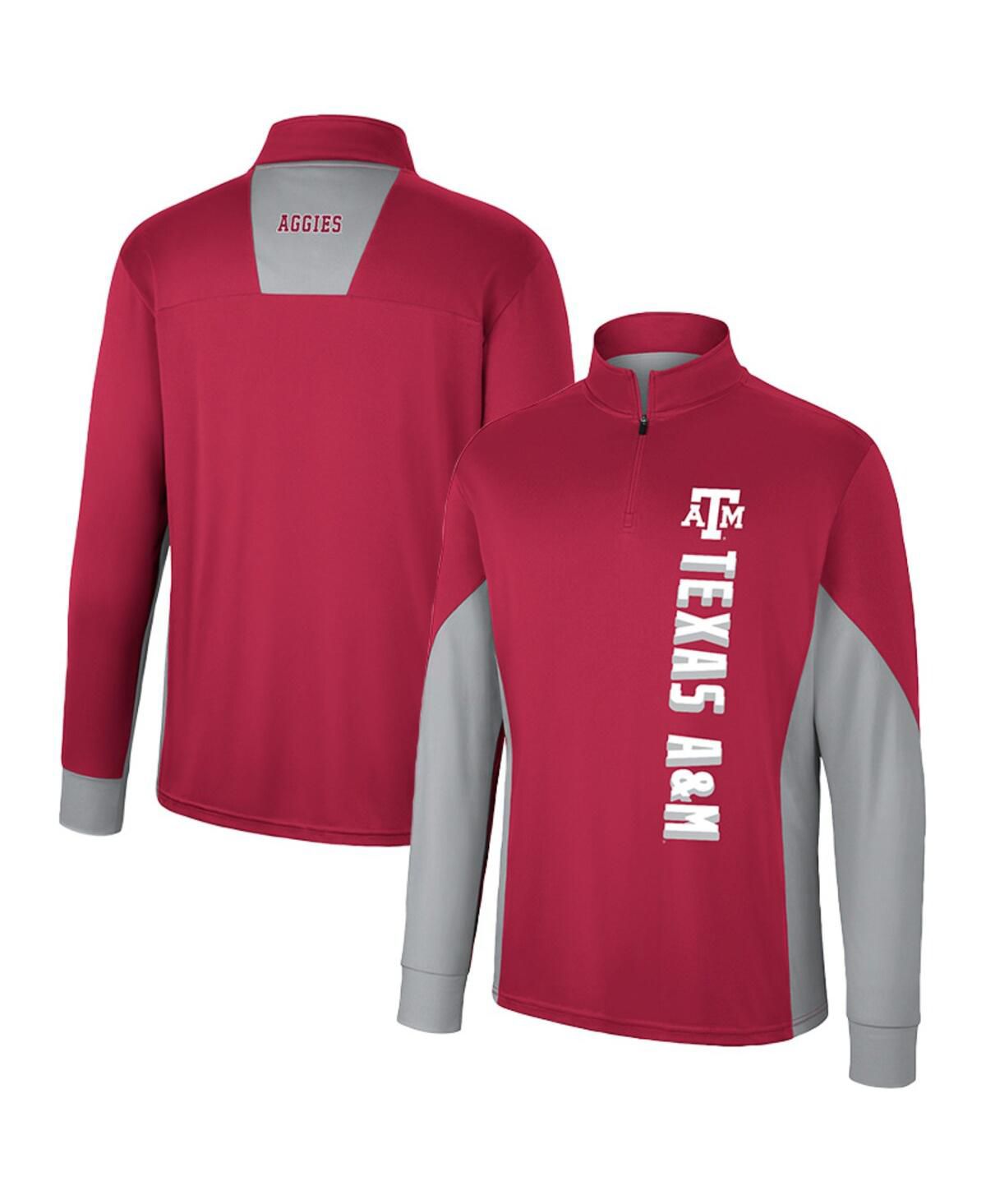 Мужская темно-бордовая ветровка Texas A&M Aggies Bart с застежкой на молнию