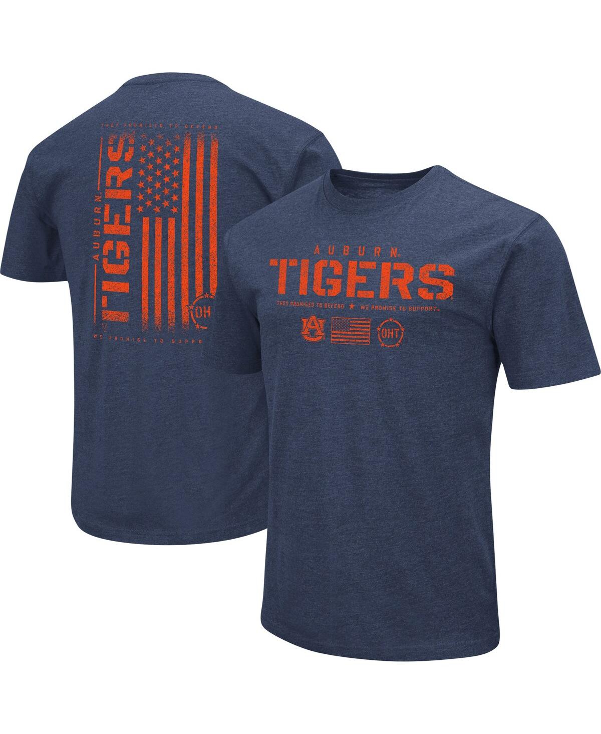 Shop Colosseum Men's  Navy Auburn Tigers Oht Military-inspired Appreciation Flag 2.0 T-shirt