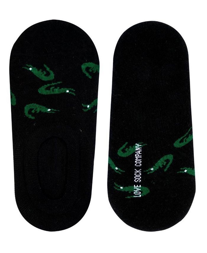 Love Sock Company Women's Alligator WCotton Novelty NoShow Socks with