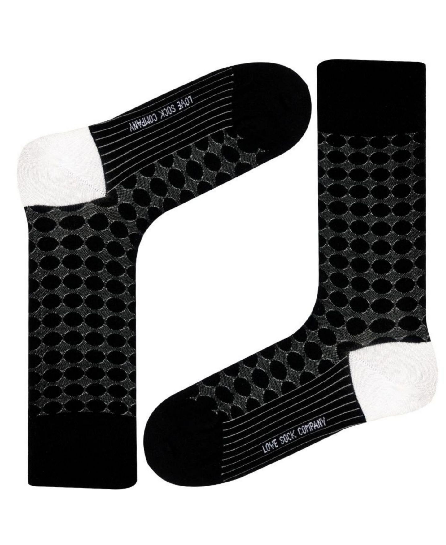 Носки Design, без швов, хлопок — Love Sock Company, цвет: Чёрный — фото 3