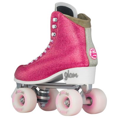 Glam Roller Skates For Women And Girls - Dazzling Glitter Sparkle Quad Skates