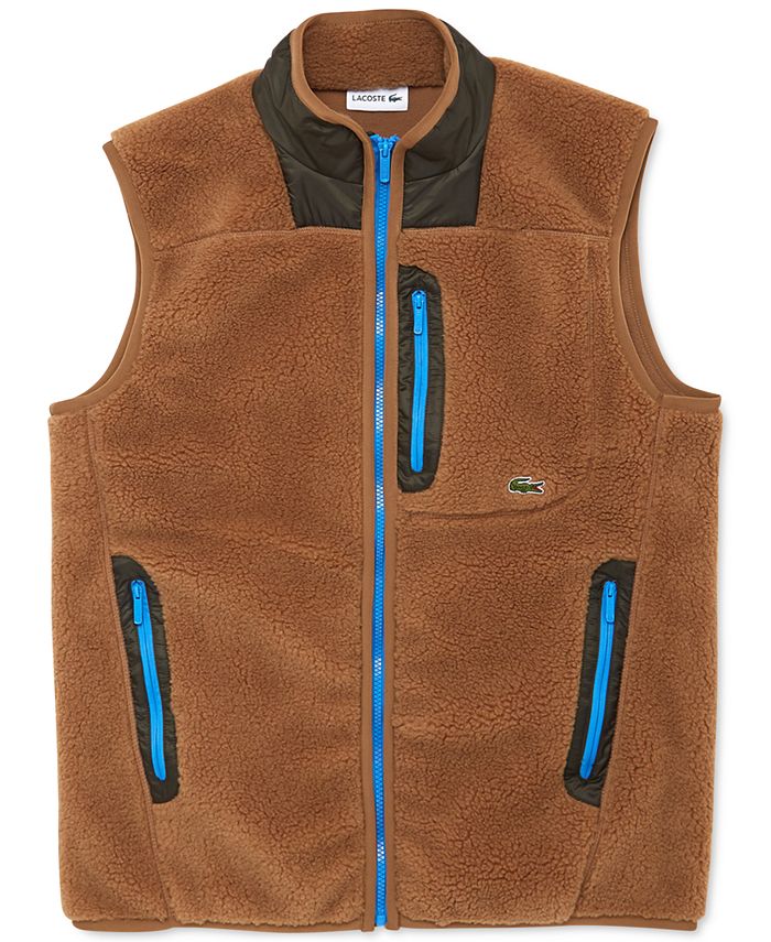 Lacoste Men's Colorblocked Full-Zip Vest