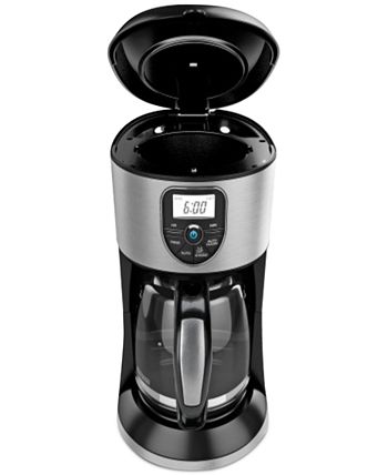 Black & Decker 12-Cup Programmable Coffee Maker, Black, CM1160B - Macy's