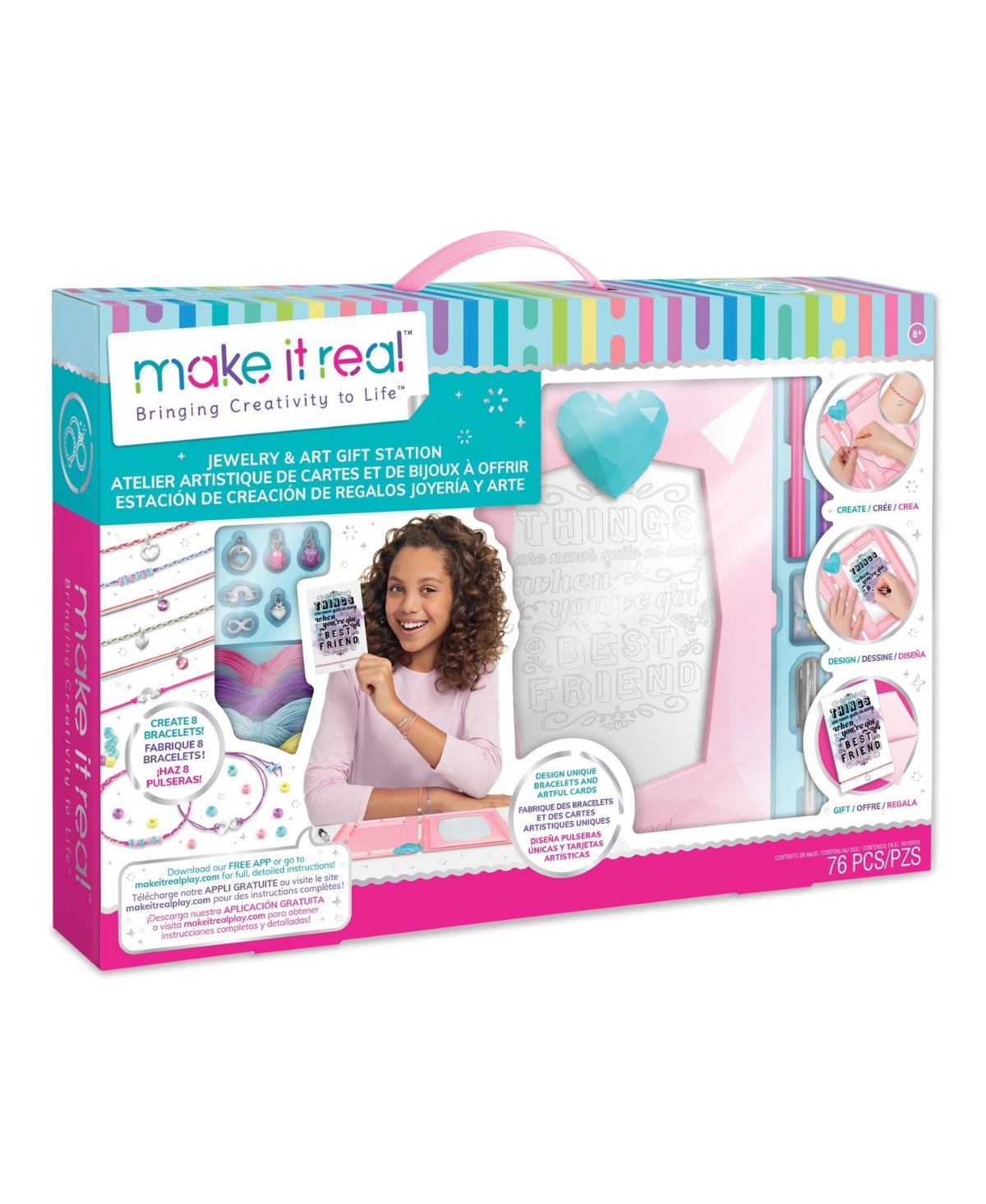 Jewelry and Art Gift Station, 76 Piece