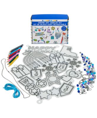 Kid Made Modern - Hanukkah Shrink Art Jewelry-Making Kit